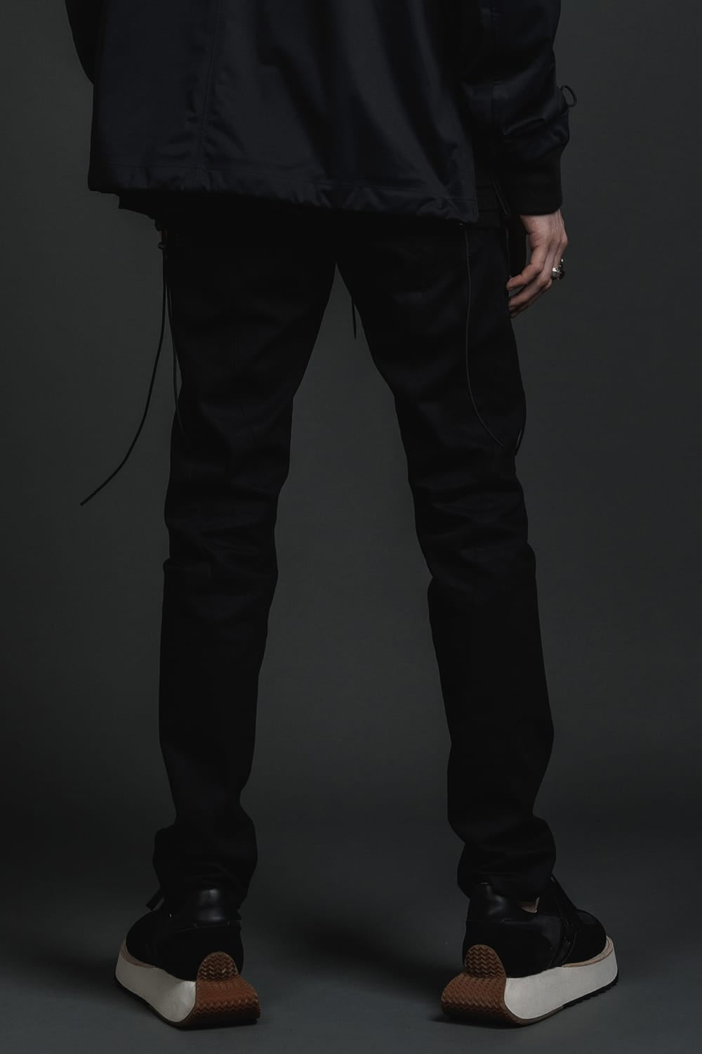 Denim Slim Pants Black