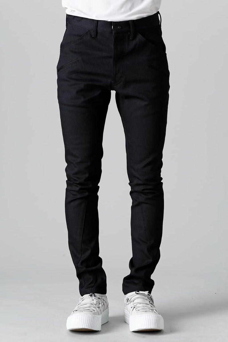 Denim Slim Pants Black