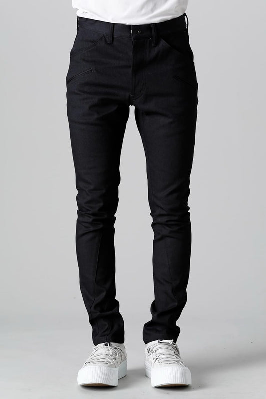 Denim Slim Pants Black