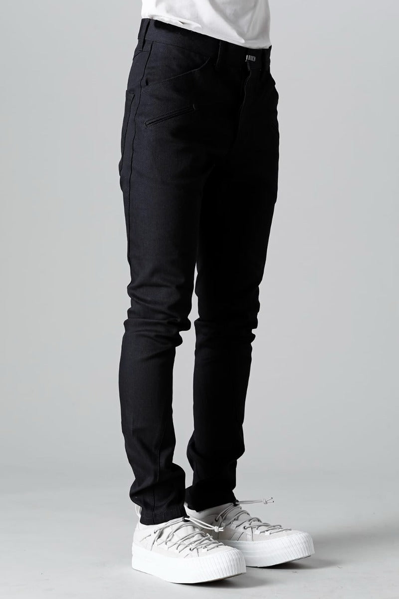 Denim Slim Pants Black