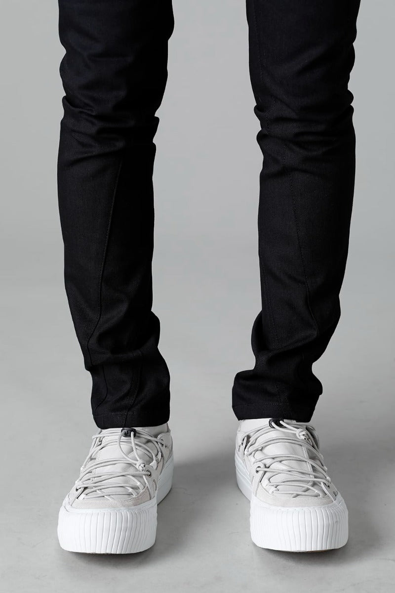Denim Slim Pants Black