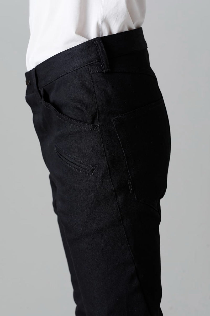 Denim Slim Pants Black