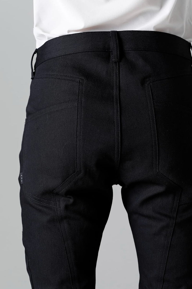 Denim Slim Pants Black