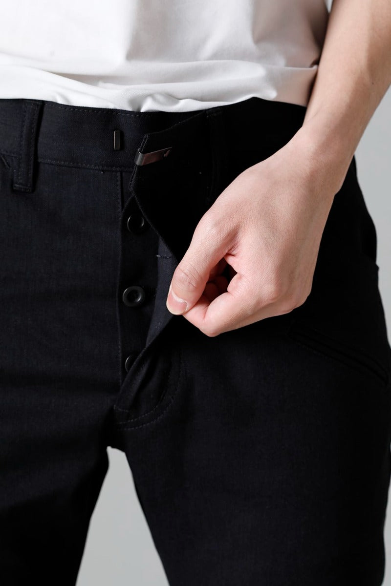 Denim Slim Pants Black