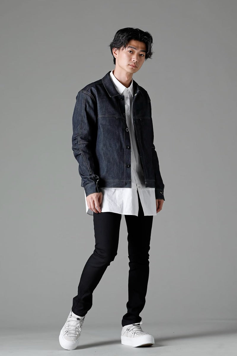 Denim Slim Pants Black