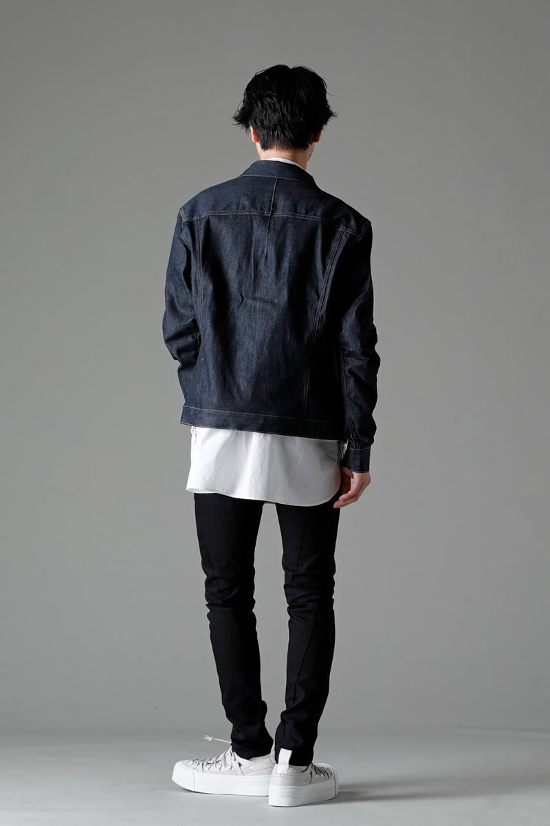 Denim Slim Pants Black