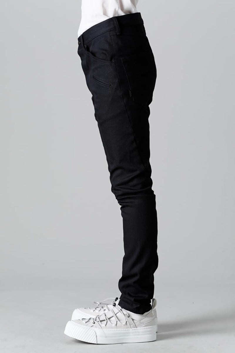 Denim Slim Pants Black