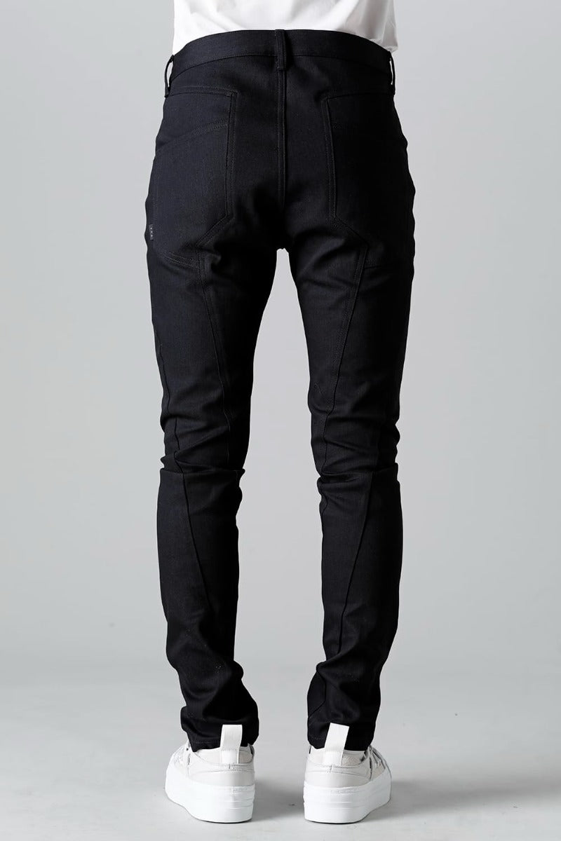 Denim Slim Pants Black
