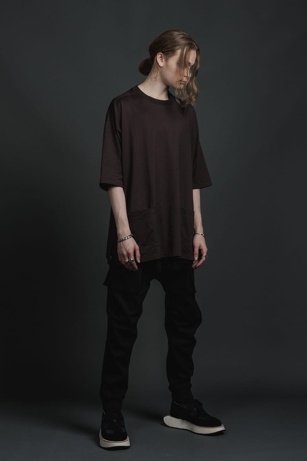 デニム ジョガー パンツ ブラック