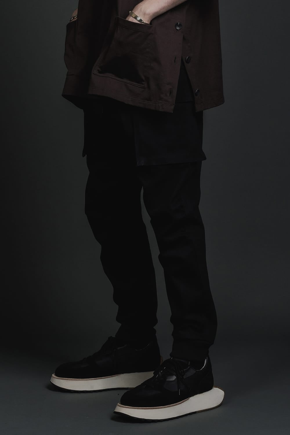 デニム ジョガー パンツ ブラック