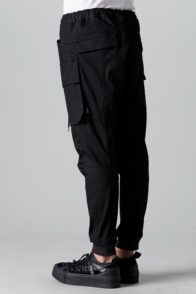 デニム ジョガー パンツ ブラック