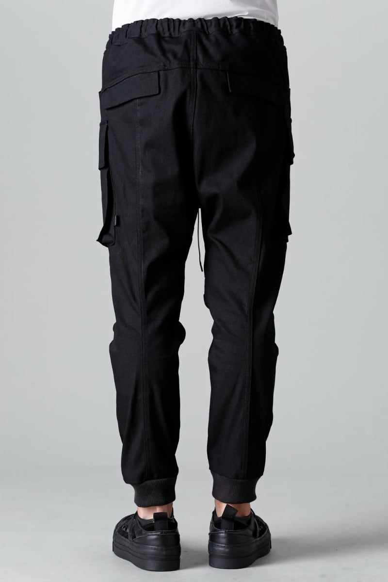 デニム ジョガー パンツ ブラック