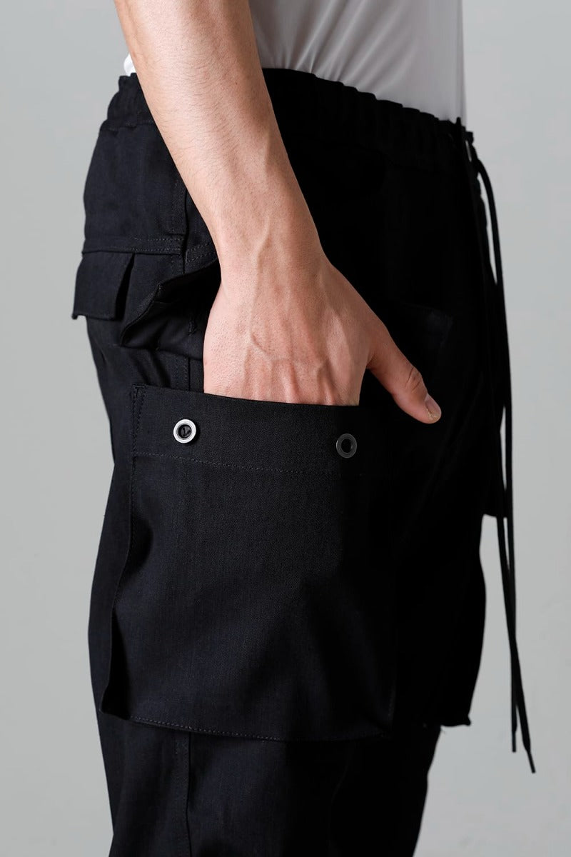 デニム ジョガー パンツ ブラック