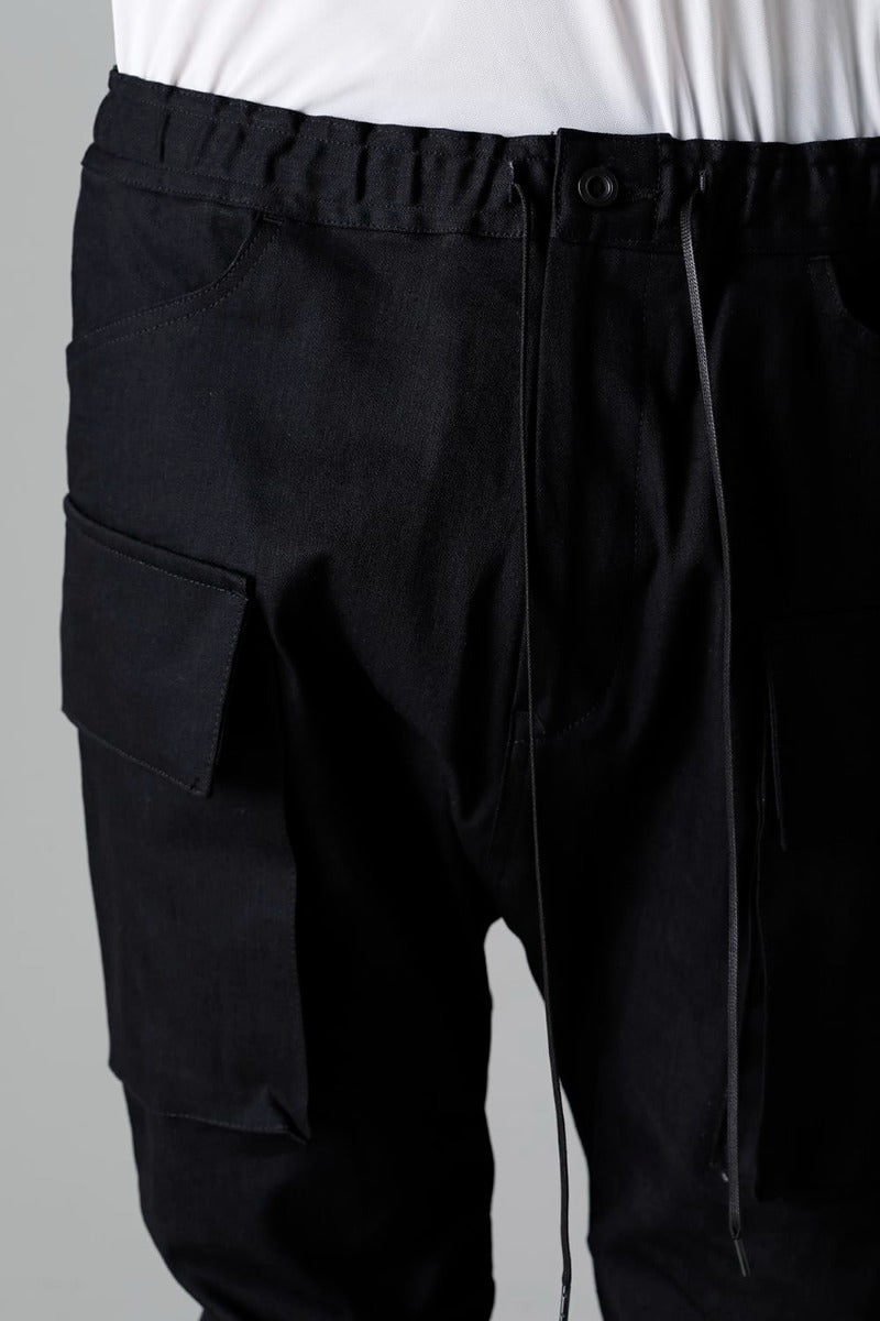 デニム ジョガー パンツ ブラック