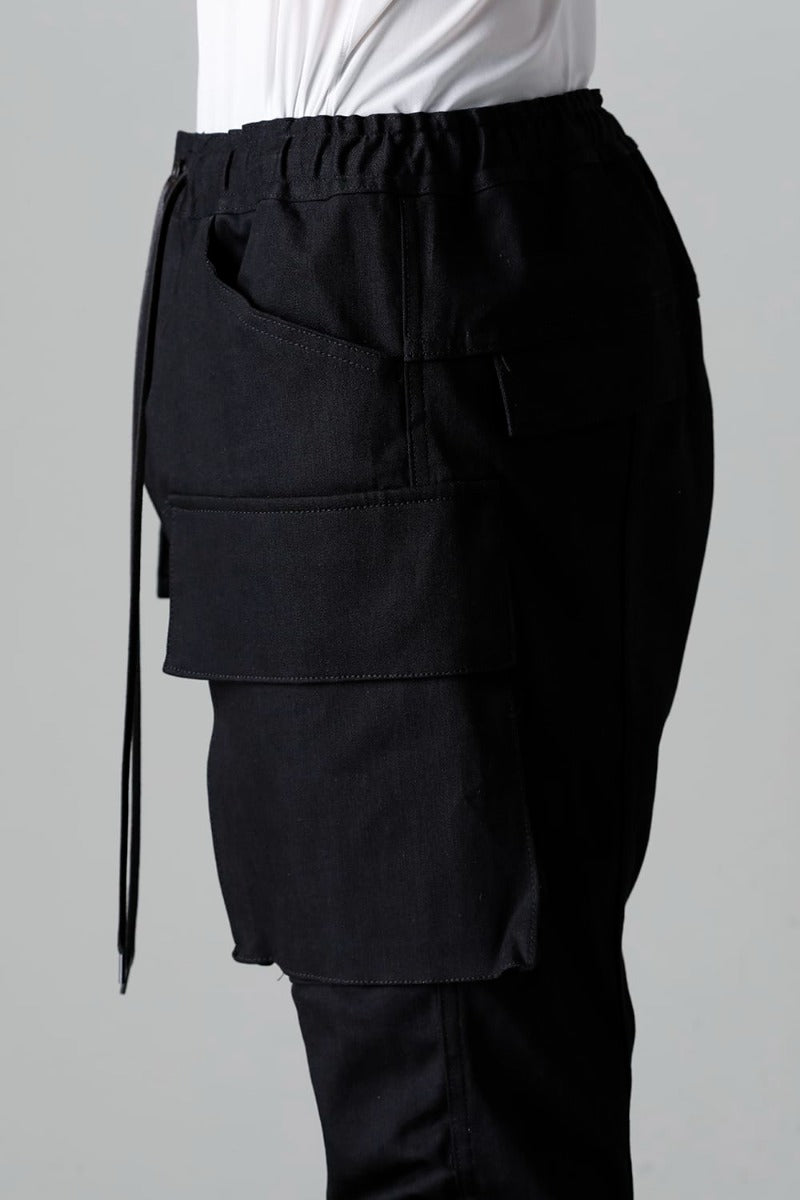 デニム ジョガー パンツ ブラック