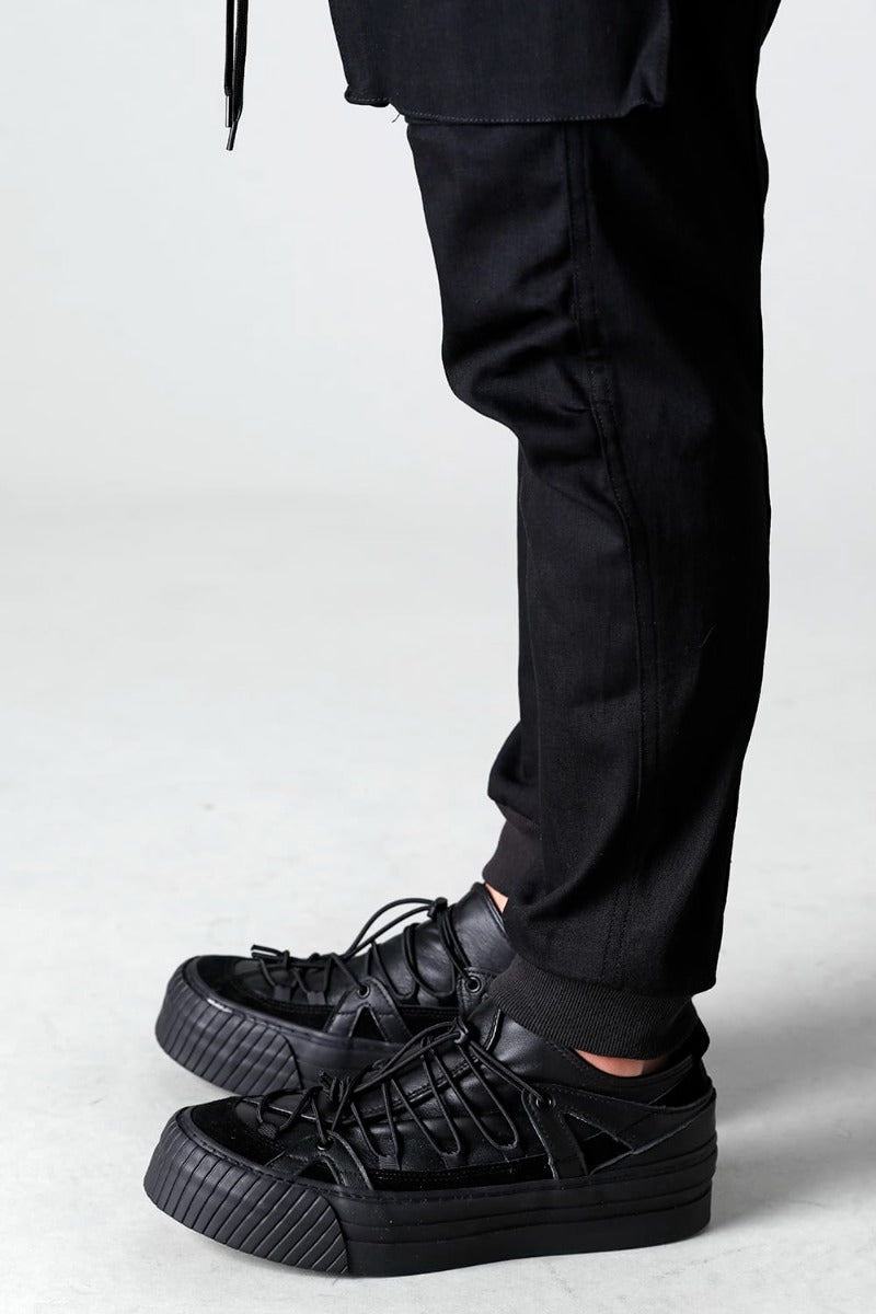 デニム ジョガー パンツ ブラック