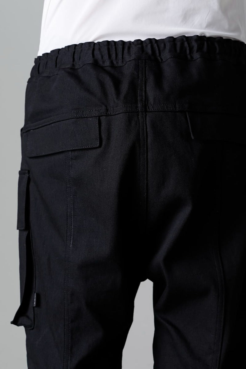 デニム ジョガー パンツ ブラック