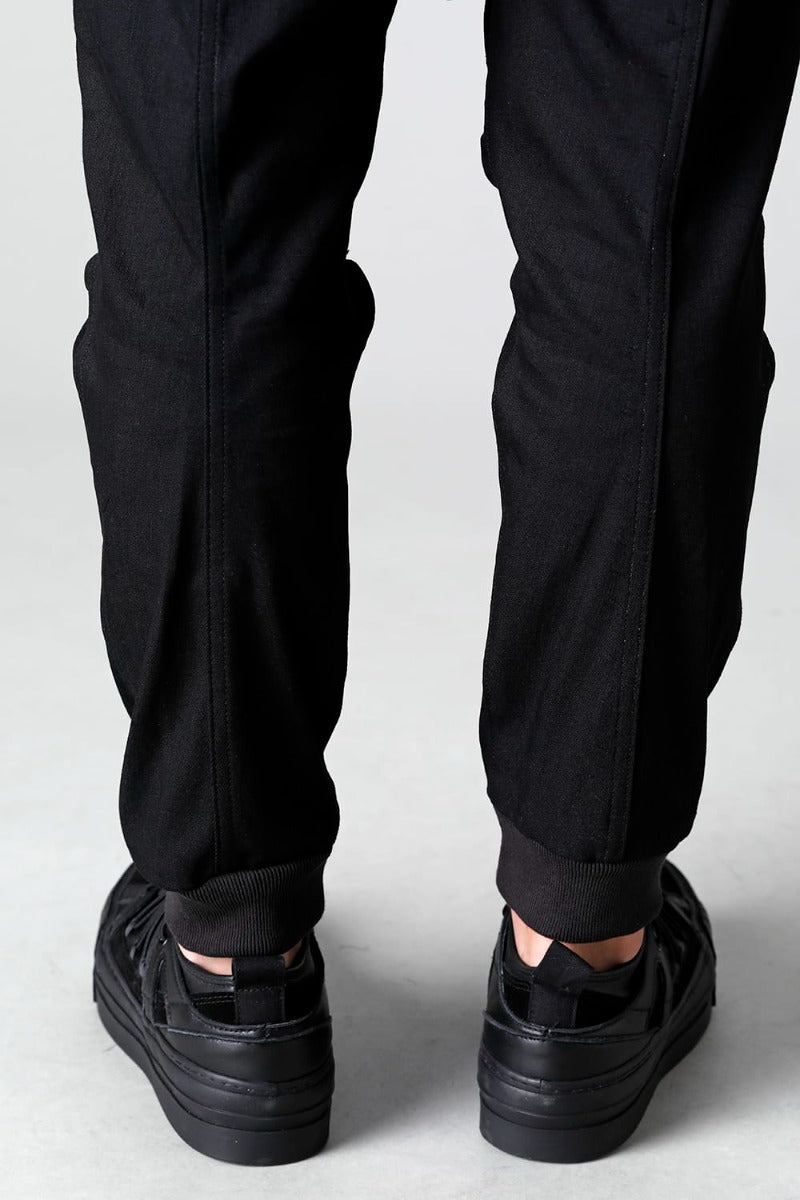 デニム ジョガー パンツ ブラック