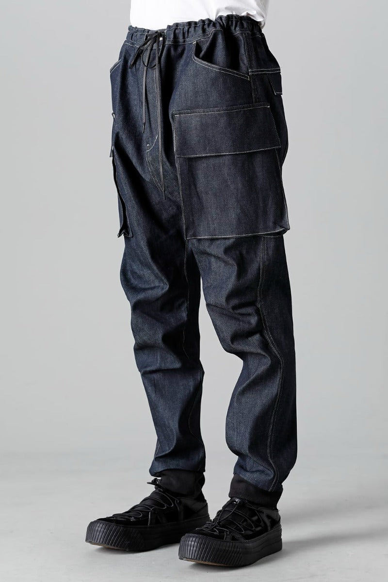 Denim Jogger Pants Indigo