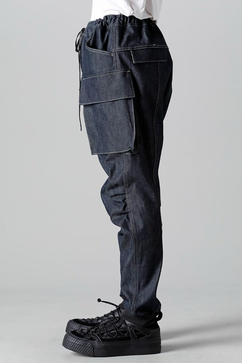 Denim Jogger Pants Indigo