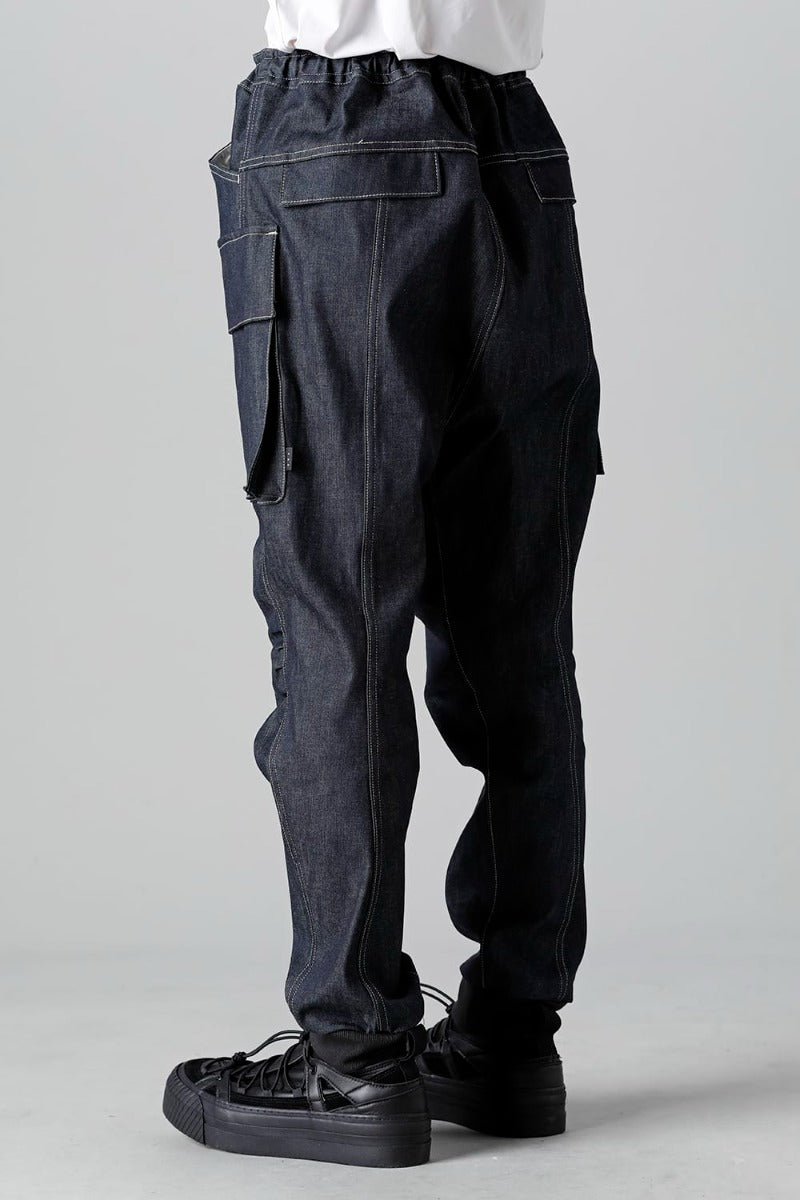 Denim Jogger Pants Indigo