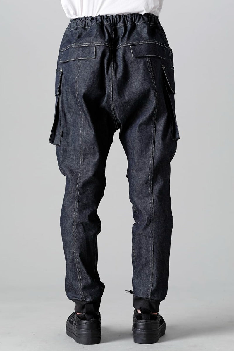 Denim Jogger Pants Indigo