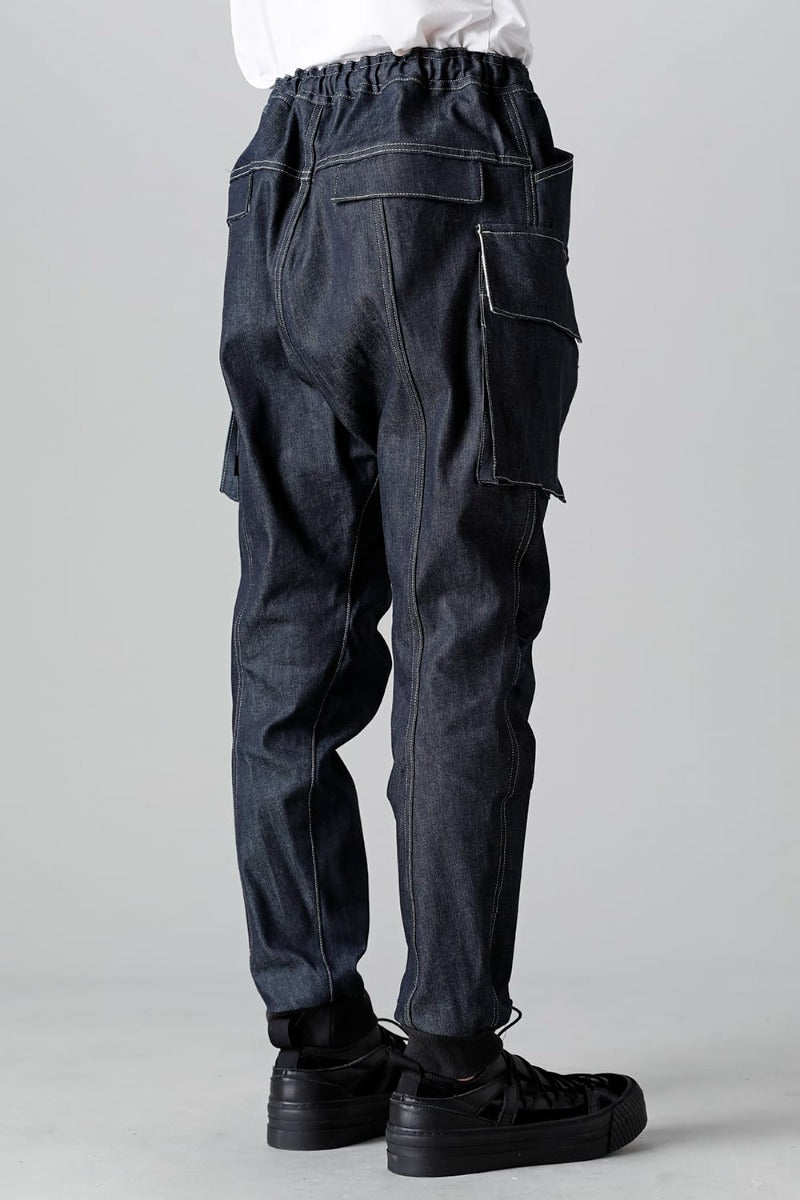 Denim Jogger Pants Indigo