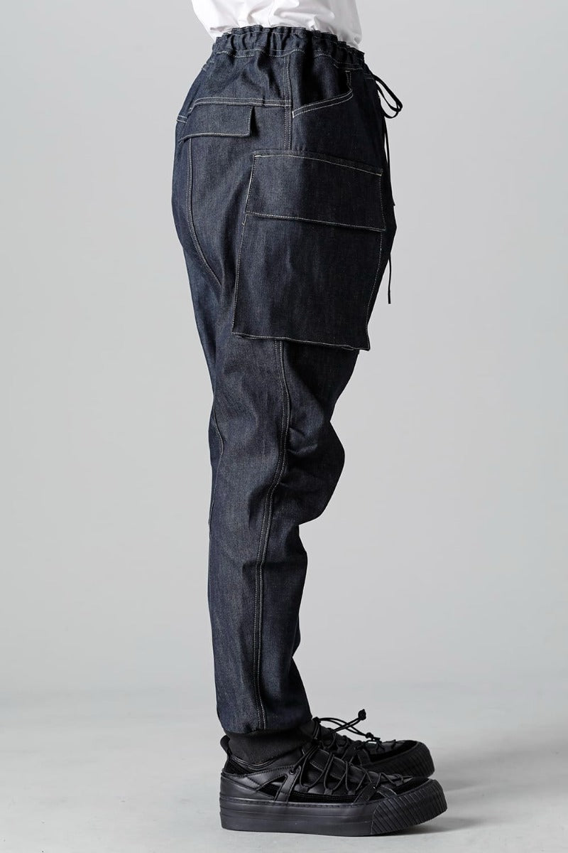 Denim Jogger Pants Indigo