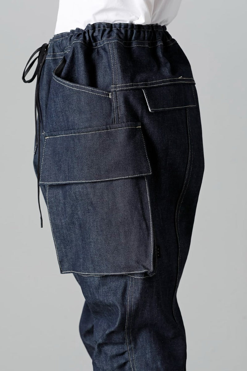 Denim Jogger Pants Indigo