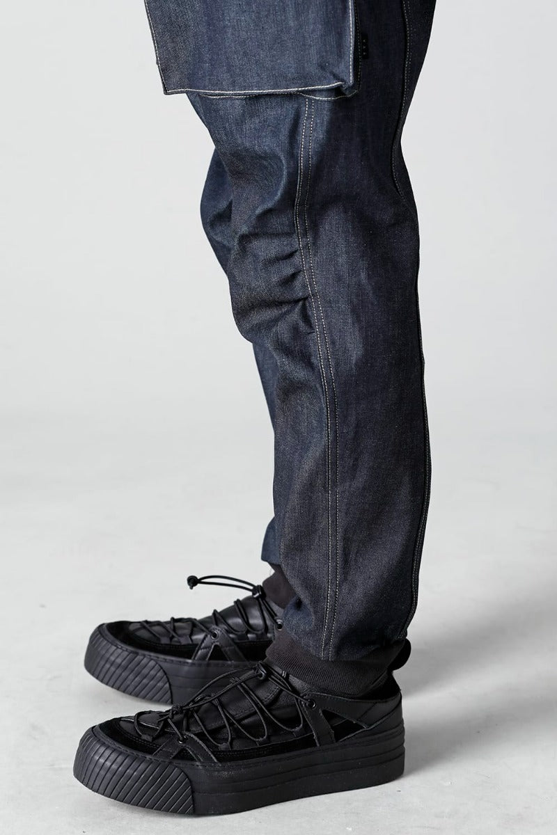 Denim Jogger Pants Indigo