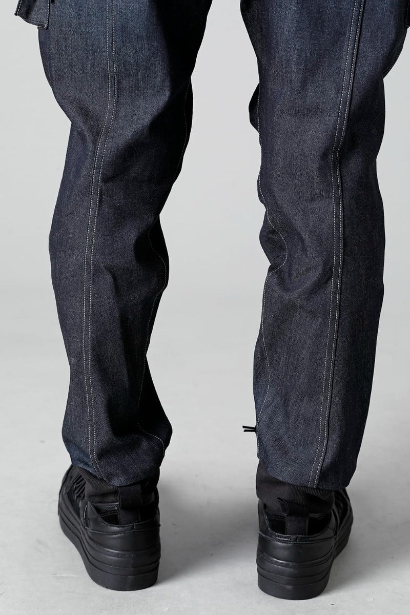 Denim Jogger Pants Indigo