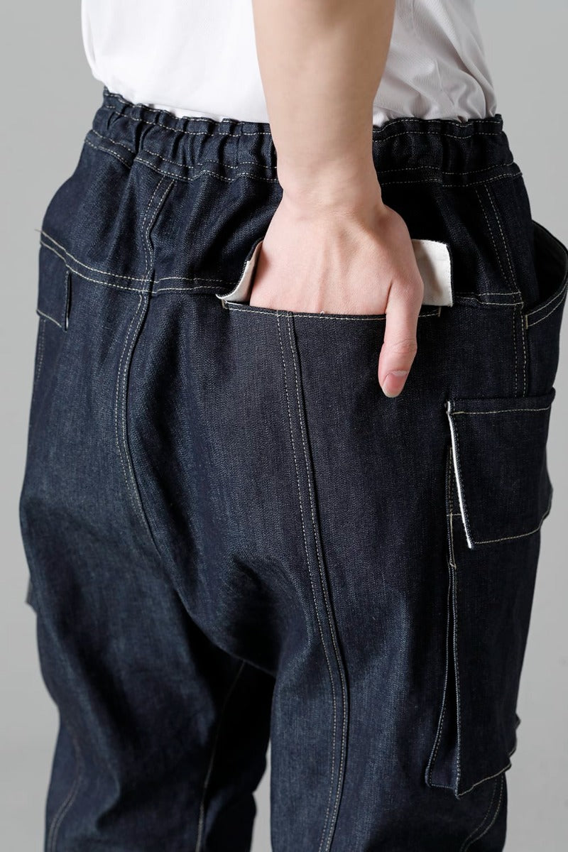 Denim Jogger Pants Indigo
