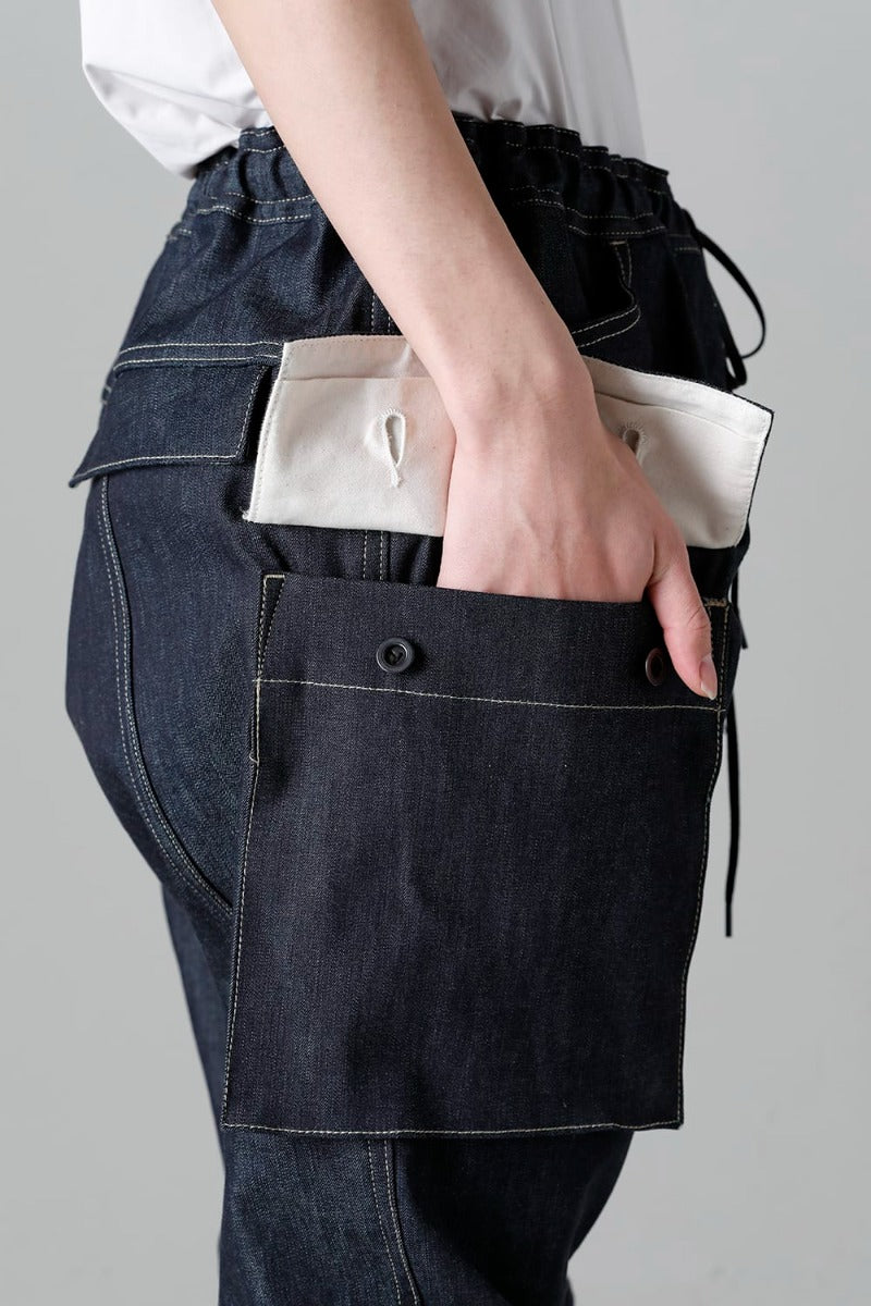 Denim Jogger Pants Indigo