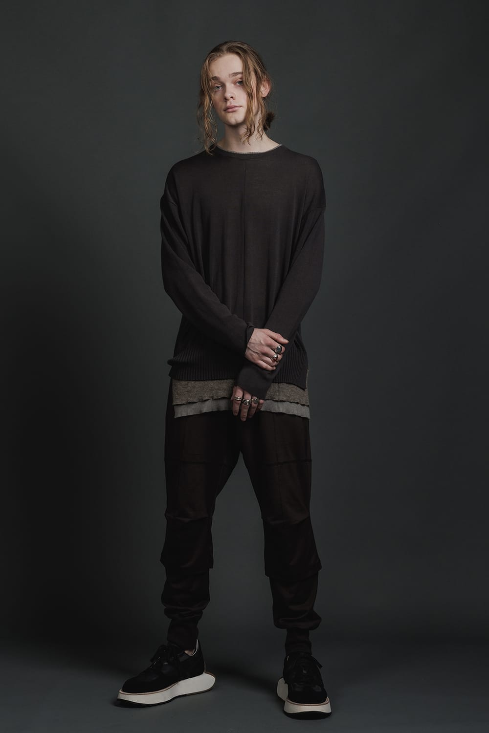 Layerd Rib Sweater