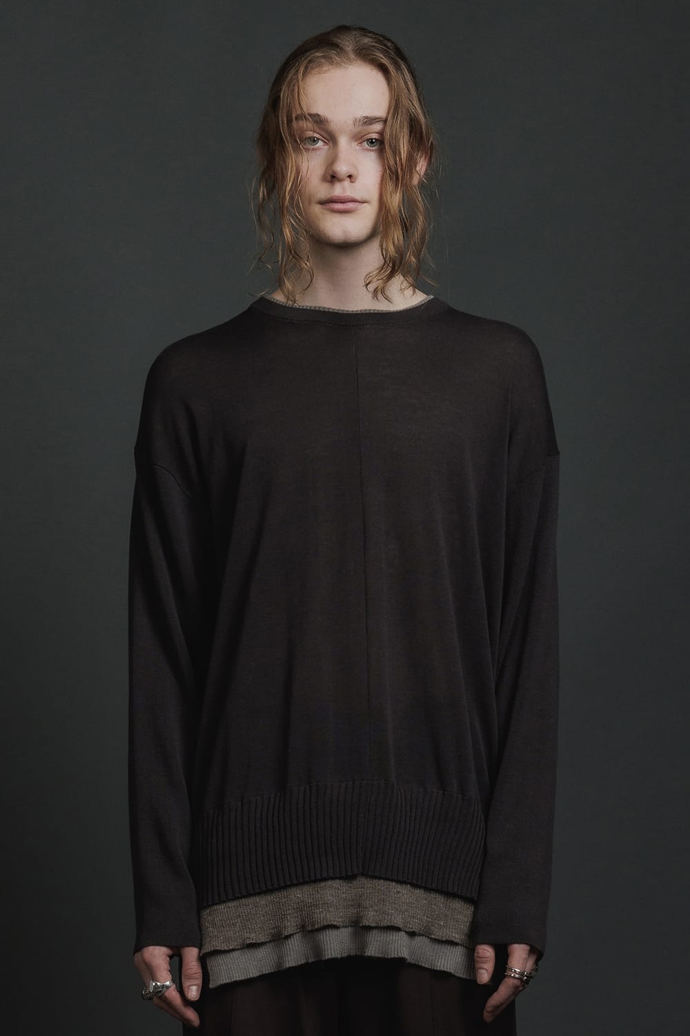 Layerd Rib Sweater