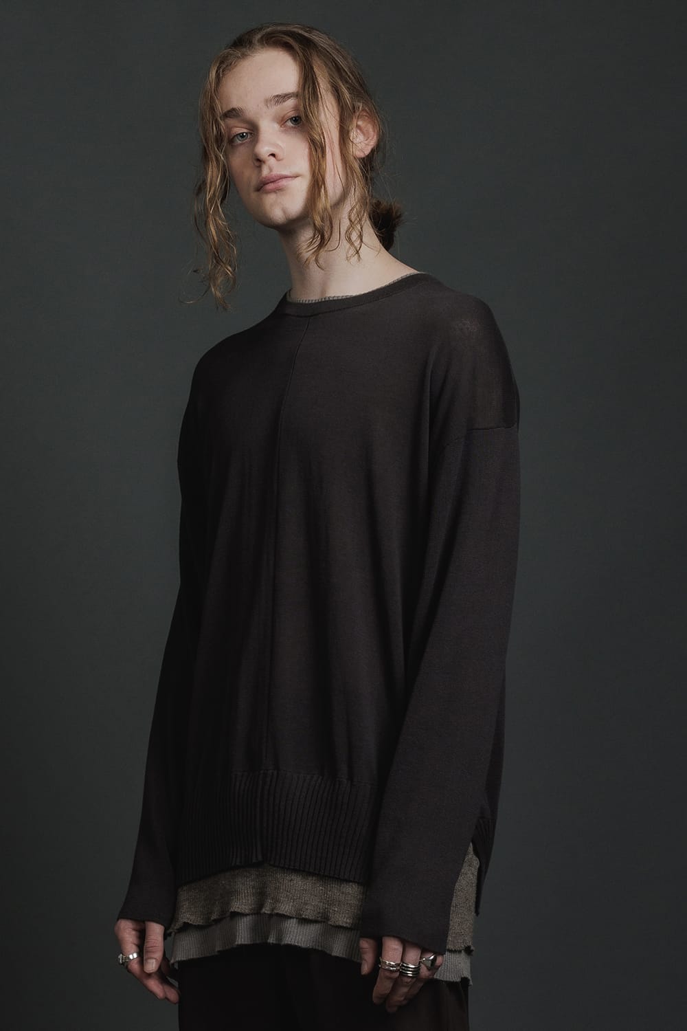 Layerd Rib Sweater