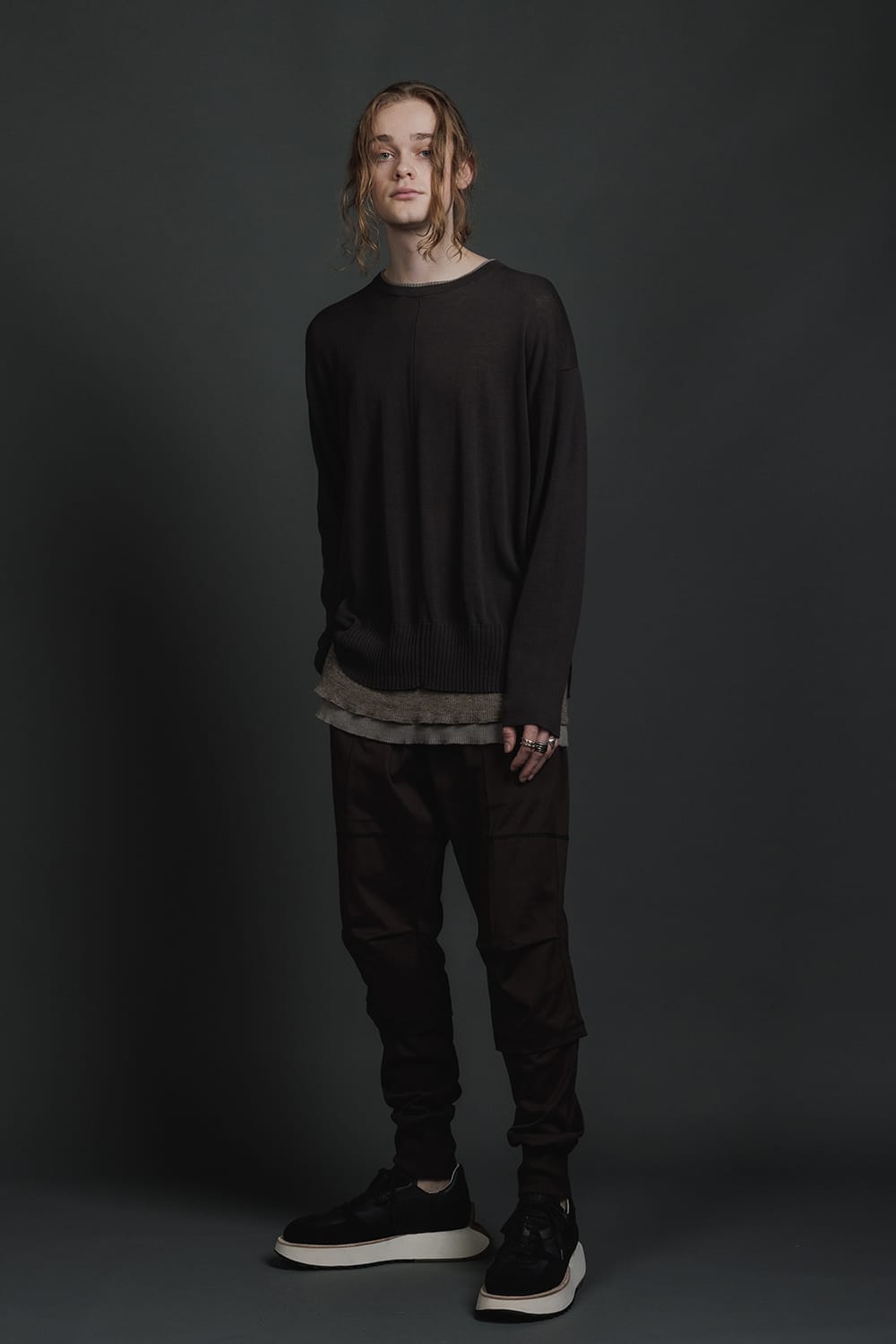 Layerd Rib Sweater