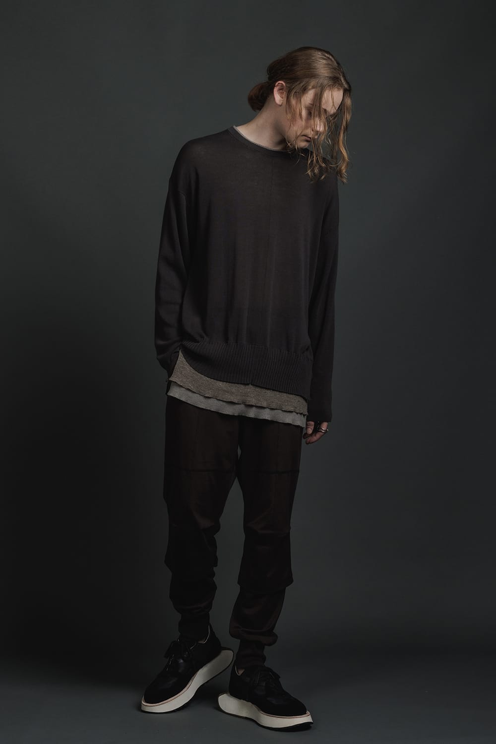 Layerd Rib Sweater