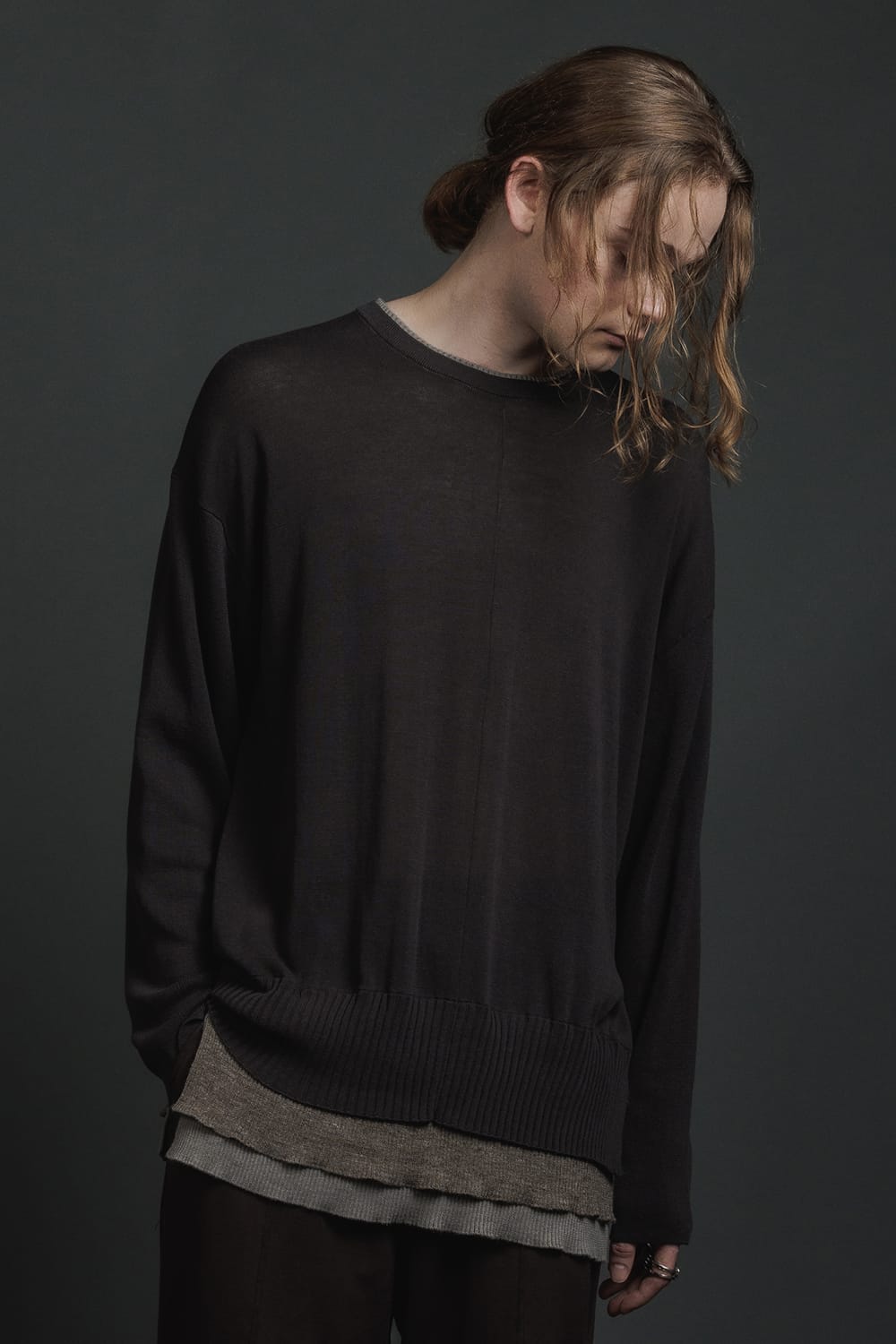 Layerd Rib Sweater