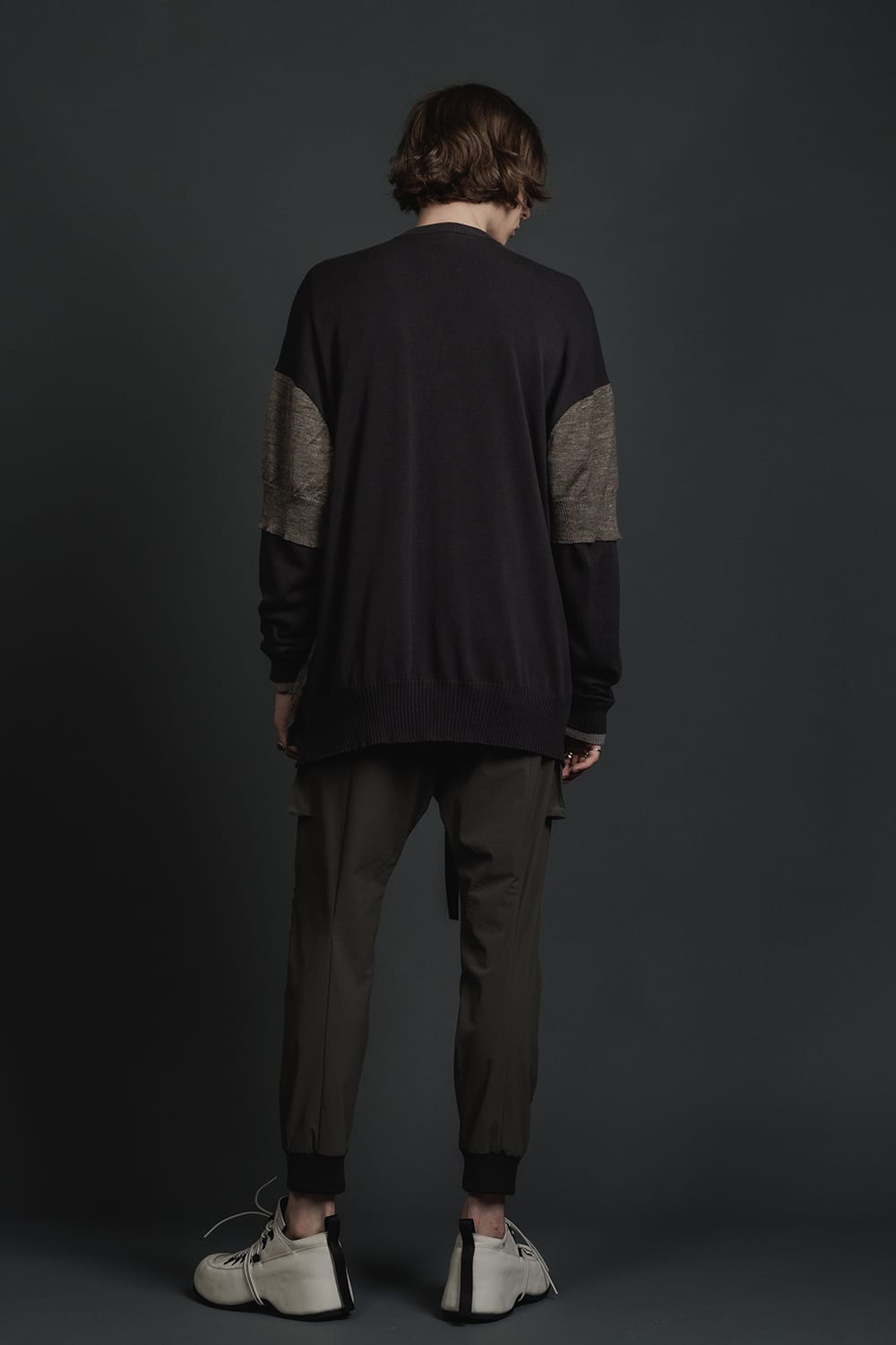 Double Layerd Front Cardigan