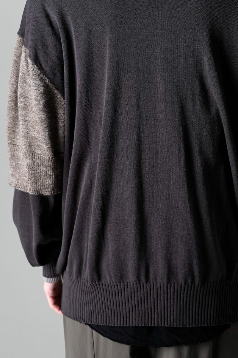 Double Layerd Front Cardigan