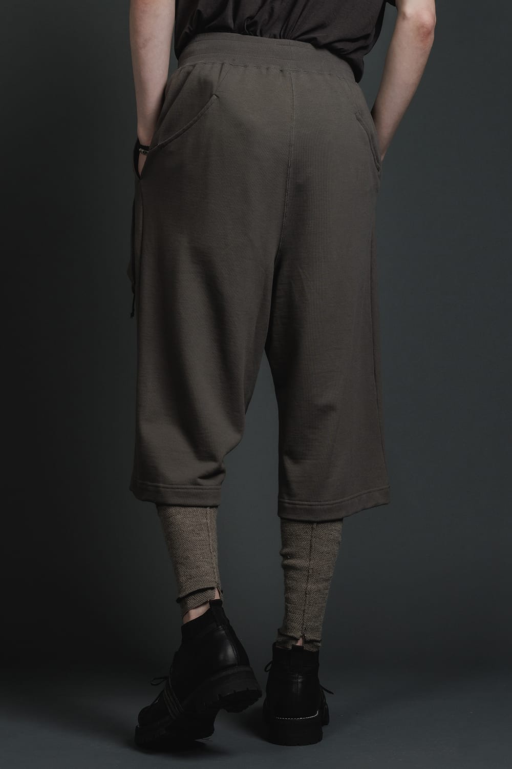 Sweat Wrap Pants Dark Grey