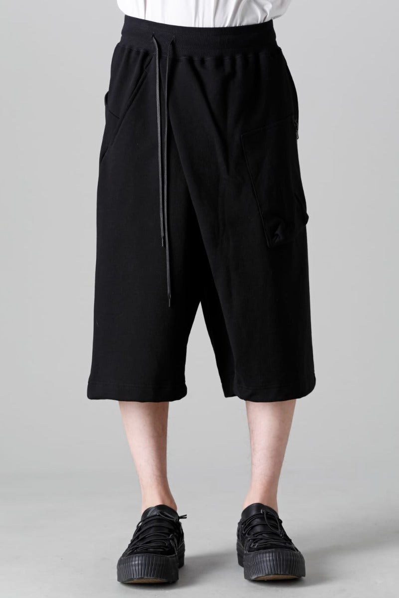 Sweat Wrap Pants Black