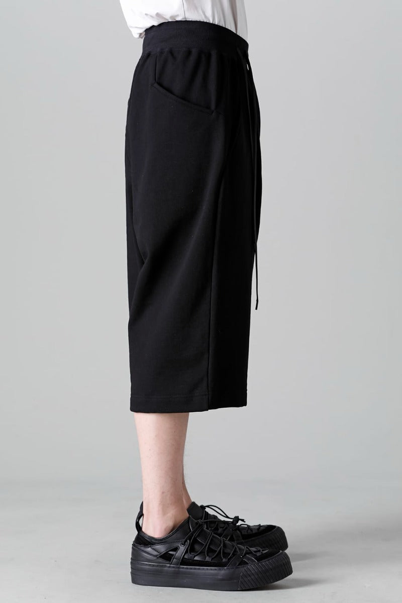 Sweat Wrap Pants Black