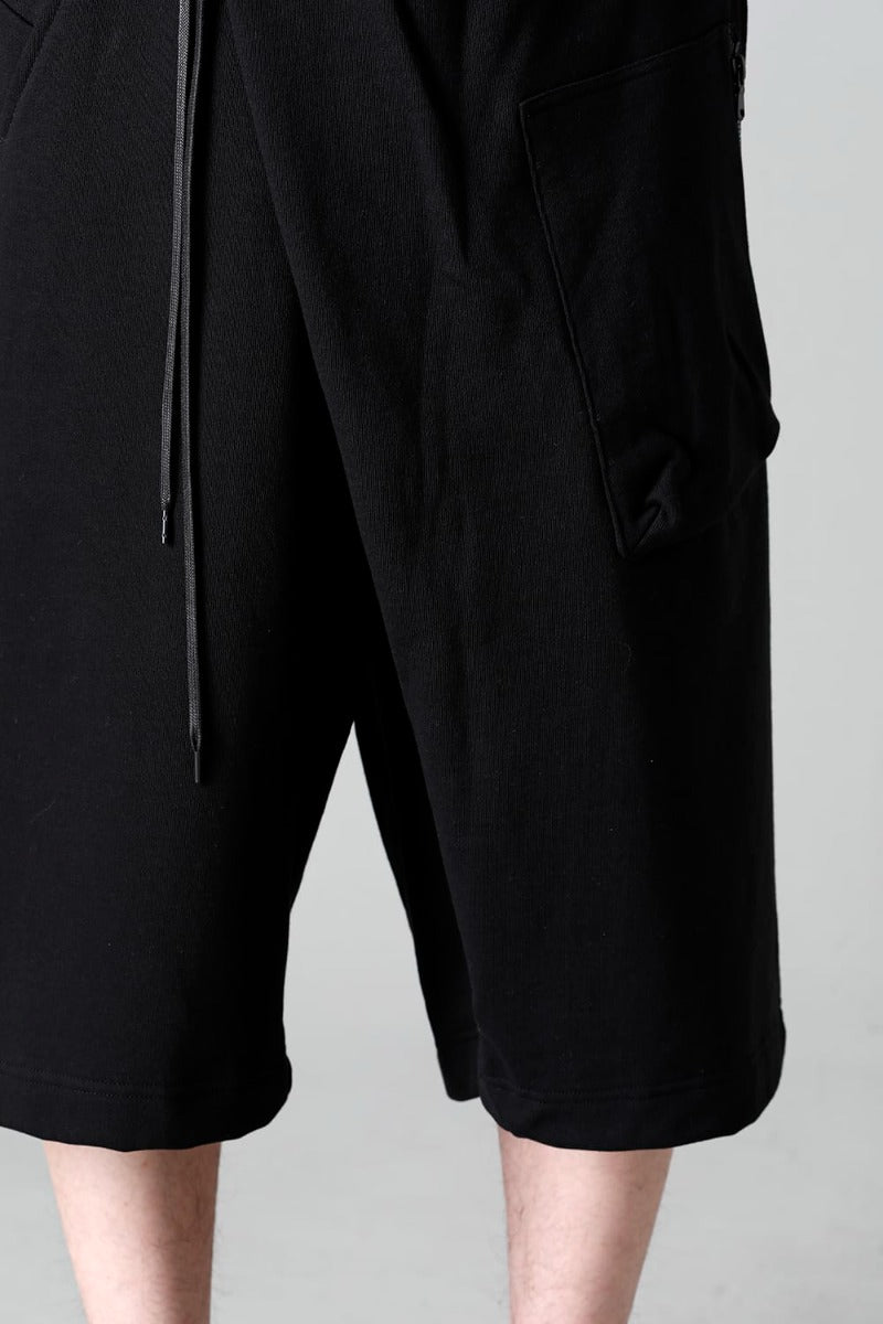 Sweat Wrap Pants Black