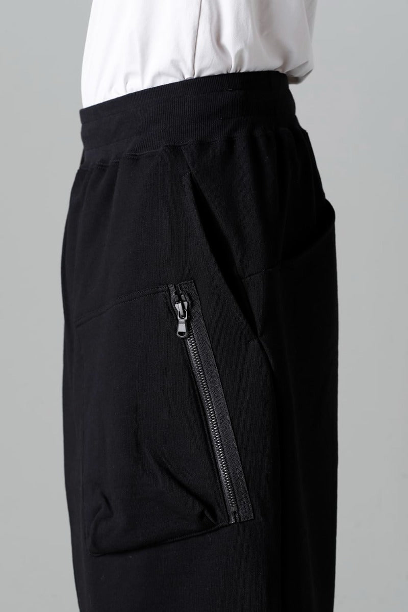 Sweat Wrap Pants Black