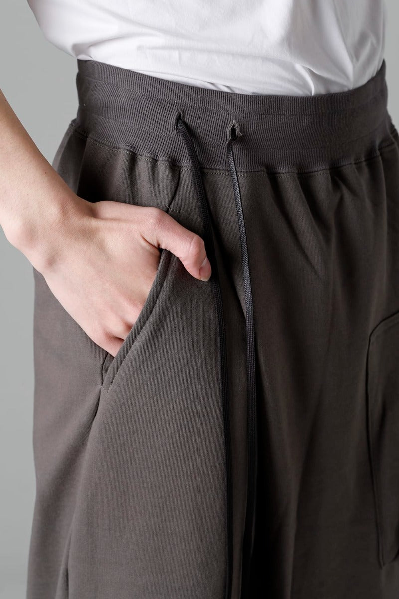 Sweat Wrap Pants Dark Grey