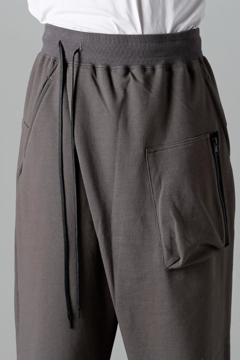 Sweat Wrap Pants Dark Grey