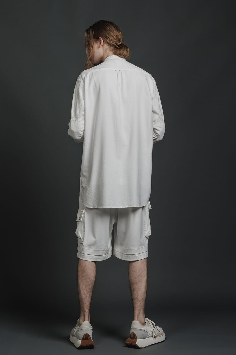 ジャージー ショート パンツ オフホワイト