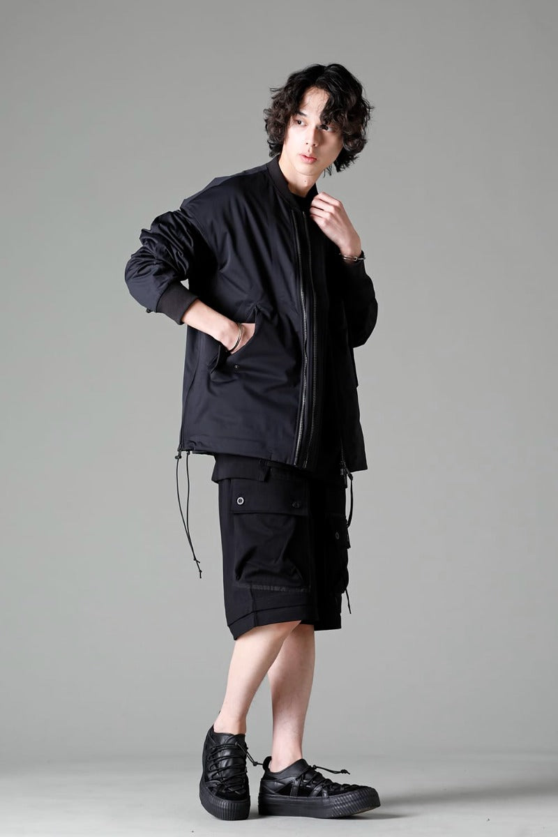 ジャージー ショート パンツ ブラック